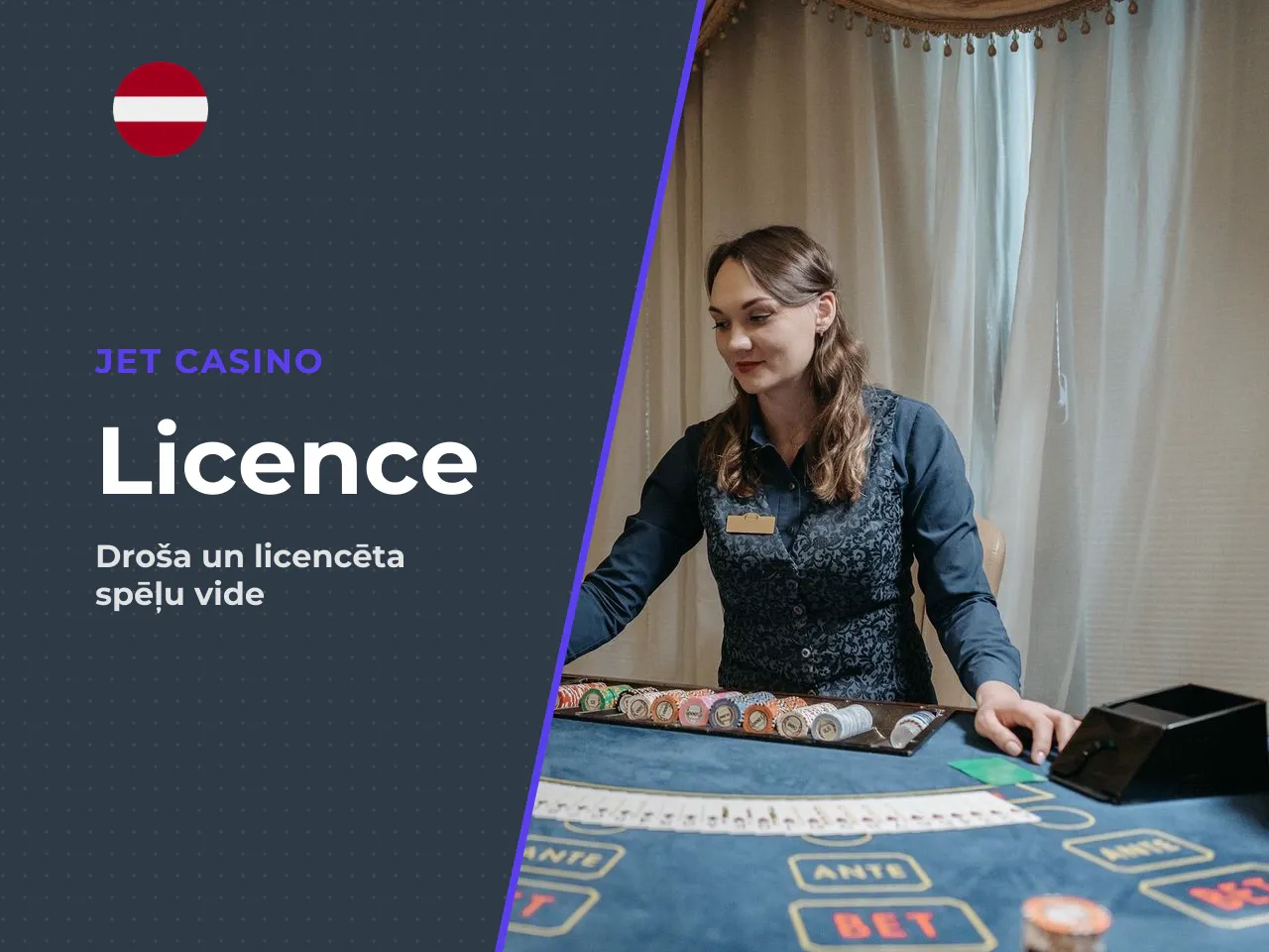 Jet Casino licence un drošība. Licence